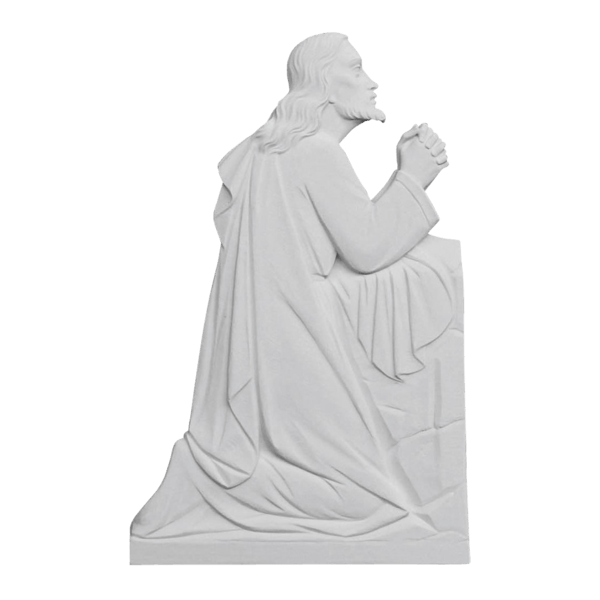 Christ In Prayer Marble Statue